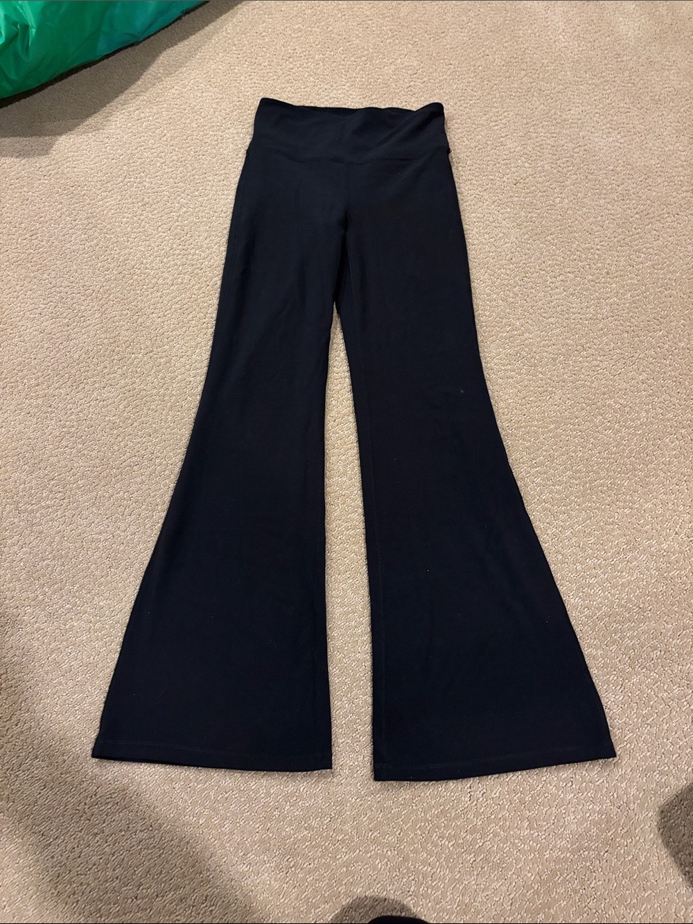 Athleta elation Black Flared Yoga Pants